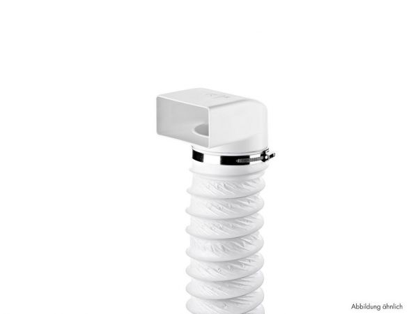 N-URX 100 Umlenkstück 90° mit Flexkanal, Verbindungselement, weiß, L 1000 mm 4011022