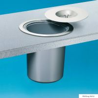 Dassa 4, freistehender Behälter, Edelstahl mit Alu-Einsatz 8011032 Dassa 4, freistehender Behälter, Edelstahl mit Alu-Einsatz 8011032