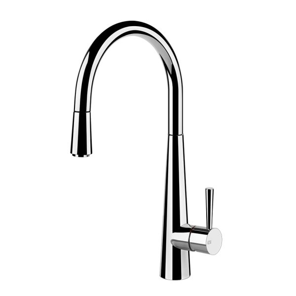 Just 20577 Armatur mit Schwenkarm Auszugsbrause mit 1 Strahlfunktion - 2 Farben verfügbar