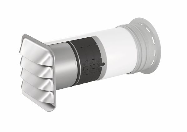 PRIME flow P-E-Jal Col 150 Mauerkasten inkl. THERMOBOX, Mauerkasten, weiß, Edelstahl 4051066