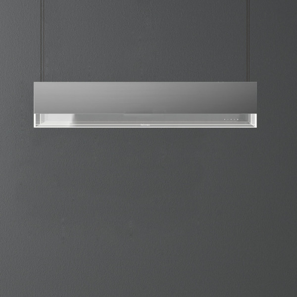 Vetra Inselhaube 120 cm Umlufthaube CircleTech - Farbe Edelstahl od. Schwarz