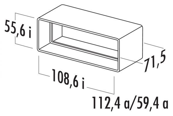 N-RVB 100 Rohrverbinder, Verbindungselement, weiß