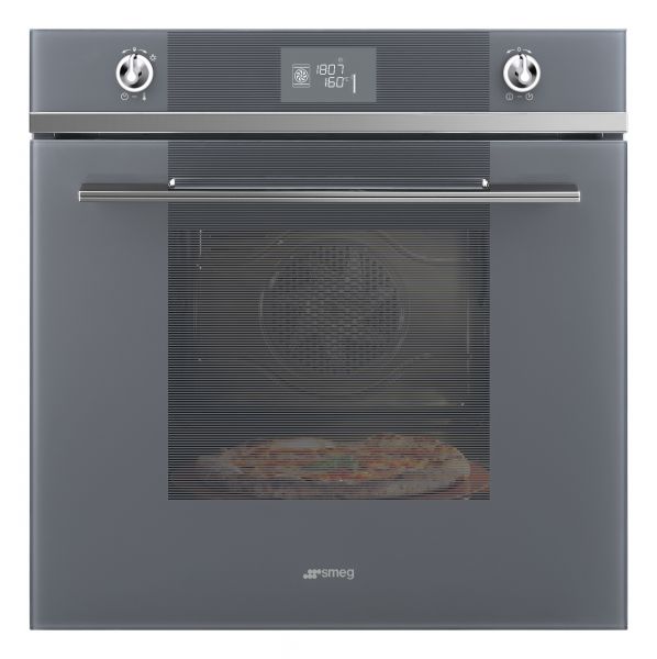 Smeg SF6102PZS Einbaubackofen mit Pizzafunktion