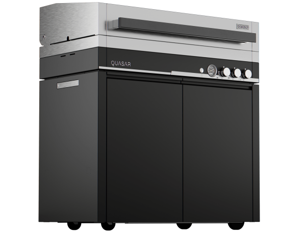 Quasar Gasgrill mit Unterschrank 105 cm Breit - zwei Hochleistungsbrenner mit 12 kW