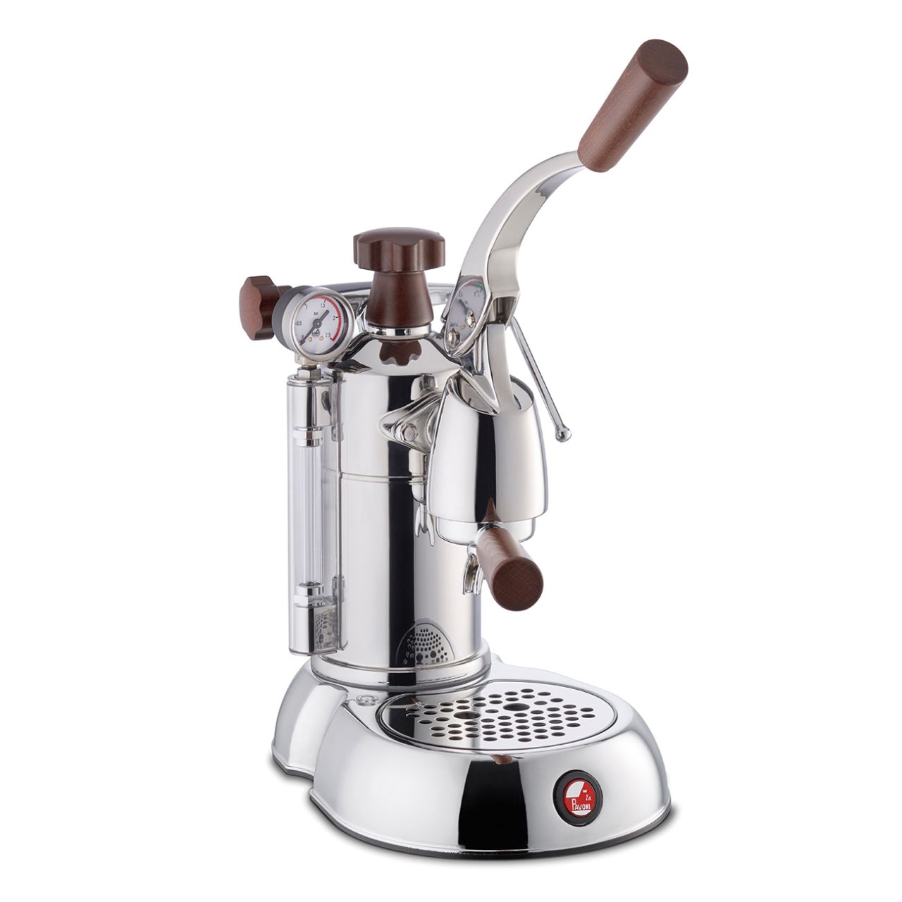 La Pavoni LPLSPH01EU Handhebelmaschine Siebträger Stradivari Professional Lusso Chrom Holzgriffe