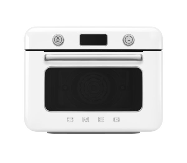 COF01WHEU Kombi Tisch Backofen mit Dampfbackofen Wassertank Farbe: Weiß