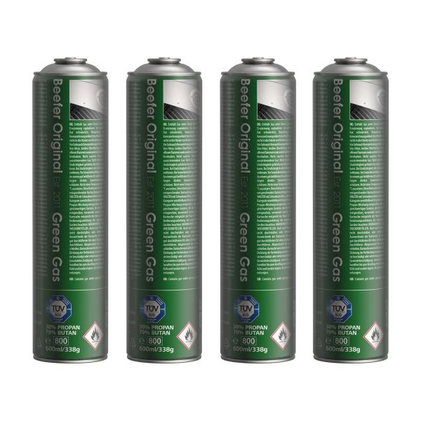 Green Gas 4er Set 10100053 für Beefer One Travel
