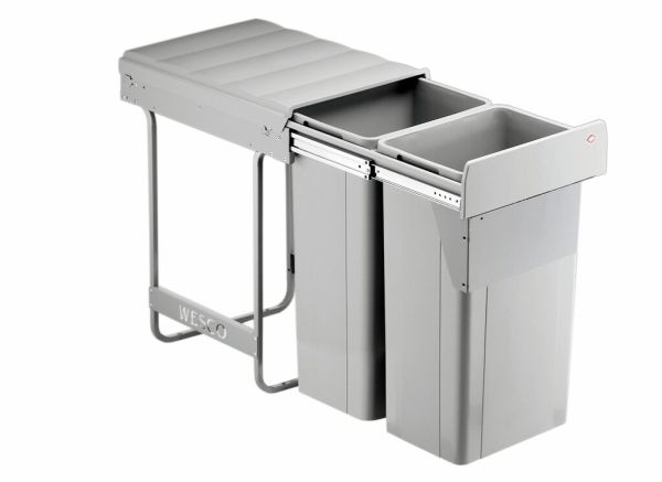 Traditionline Double-Master 585 S/400-2 mit Frontanb., Abfallsammelsystem, alugrau 8011464