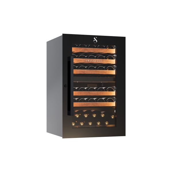 WIB-88DF 2-Zonen Weinkühlschrank – Eleganter Einbau-Weinkühlschrank für 40 Flaschen