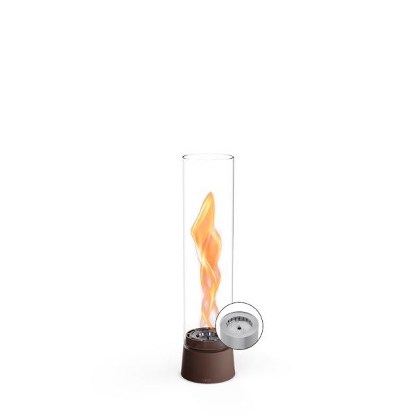SPIN air 900 Tischfeuer rostbraun inkl. Bio-Burner - bis zu 1100 W Leistung 00904