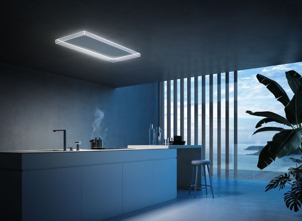 Alba Deckenhaube 120 cm Breit mit Randabsaugung - Motor separat erhältlich