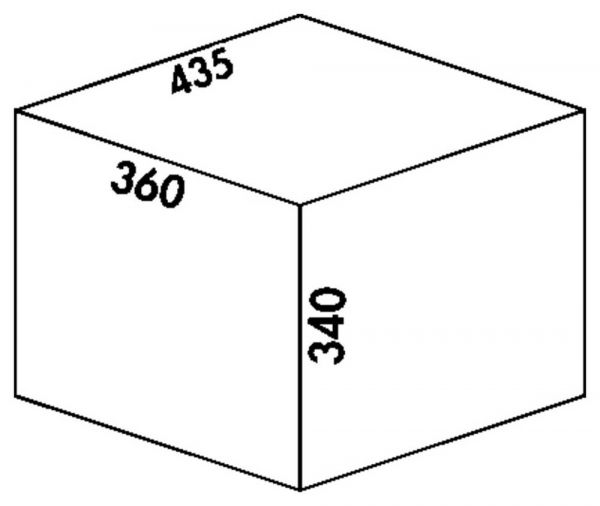 Clax® 3 plus/500-3, Abfallsammler für Drehtüren, alu grau