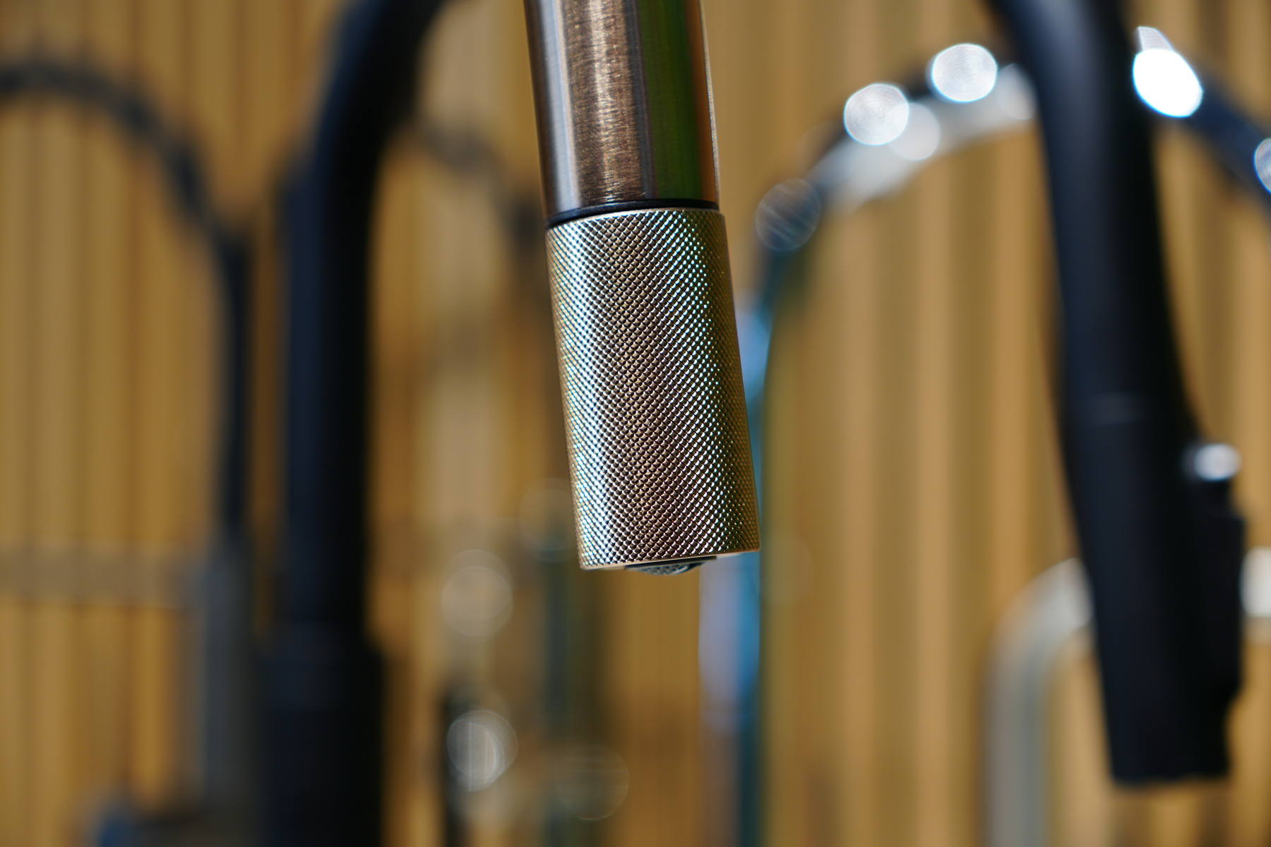 Gessi Armatur Oberfläche und Bedienhebel Detail