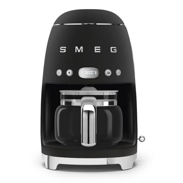 DCF02BLMEU Retro Filter Kaffeemaschine 50`s Style Schwarz Matt