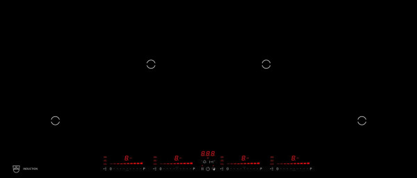 CookTop V4000 i904 Panorama Kochfeld 88 cm Induktion 38 cm Tief - 10 Jahre Garantie