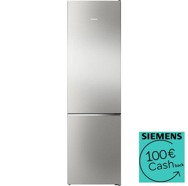 KG39NEIAF IQ500 -100 € Cashback - Kühl-Gefrier-Kombination 203 x 60 cm Gebürsteter Stahl AntiFingerp