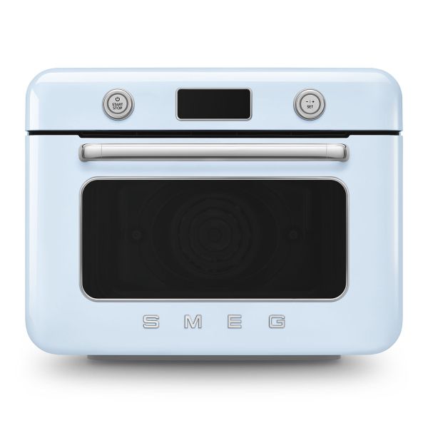 COF01PBEU Kombi Tisch Backofen mit Dampfbackofen Wassertank Farbe: Pastellblau