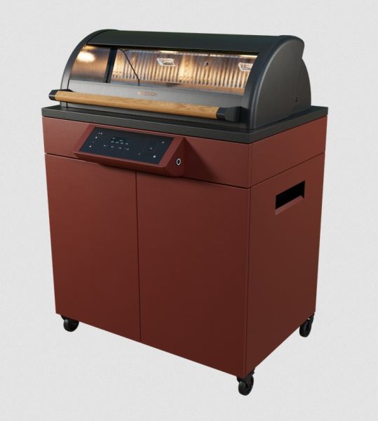 GQ4 Luxus Grill System mit Display und App Steuerung - Farbe shiraz red