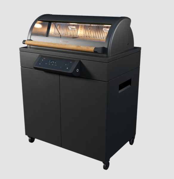 GQ4 Luxus Grill System mit Display und App Steuerung - Farbe schwarz