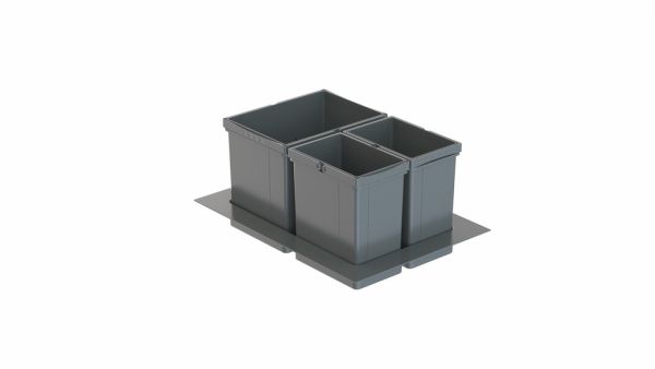 Pullboy Versa 265 S/500-3, Abfallsammelsystem, oriongrau, H 265 mm 8011713
