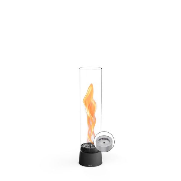 SPIN air 900 Tischfeuer mattschwarz inkl. Bio-Burner - bis zu 1100 W Leistung 00902