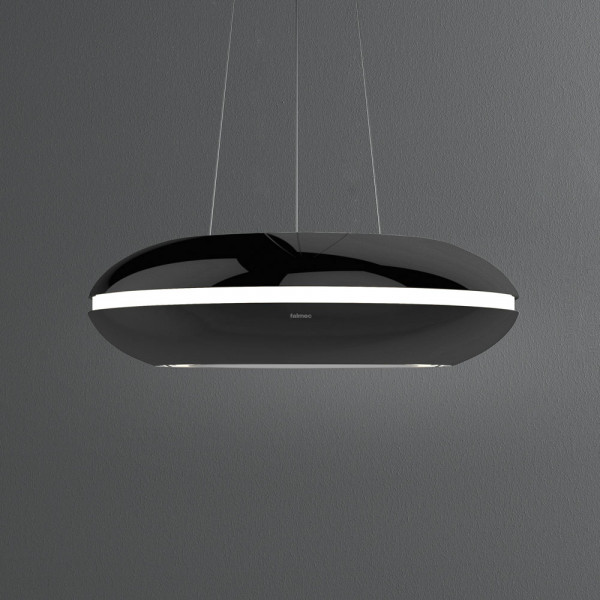 Loop Inselhaube 74 cm Umlufthaube CircleTech Gunmetal 101929