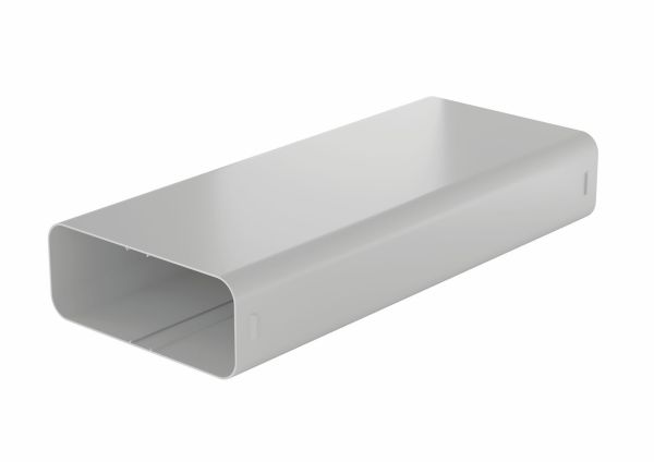 PRIME flow P-VRO 150 Flachkanalrohr, Lüftungsrohr, hellgrau 4051001