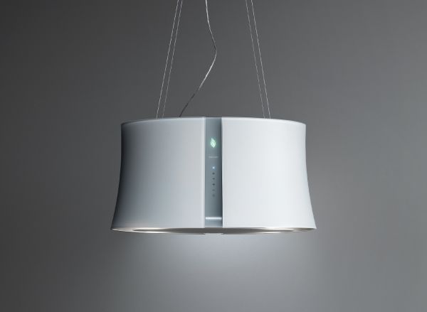 Zephiro E.Ion Dunstabzugshaube Inselhaube 67 cm Ionisationssystem zur Luftreinigung Randabsaugung