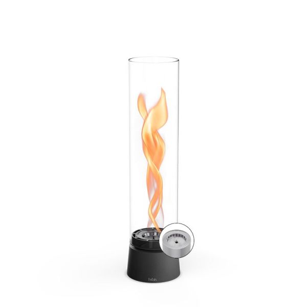 SPIN air 1200 Tischfeuer mattschwarz inkl. Bio-Burner - bis zu 2000 W Leistung 00903
