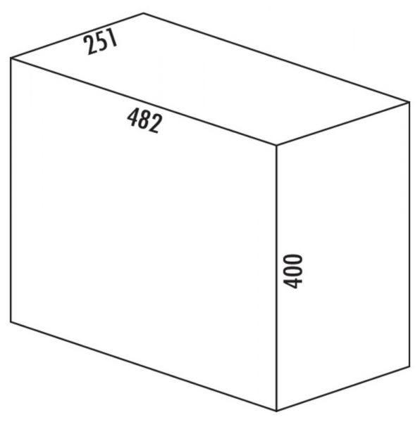 Trenta 7, Abfallsammler für Drehtüren, graphitgrau