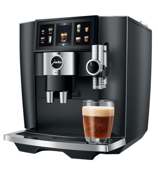 J8 Twin (EA) Kaffeevollautomat Professional mit 2 Mahlwerken Diamond Black