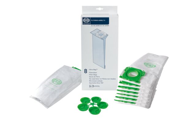 6629ER Filterbox K für Airbelt K Staubsauger mit 8 Ultra-Bag Filtertüten 3-lagig