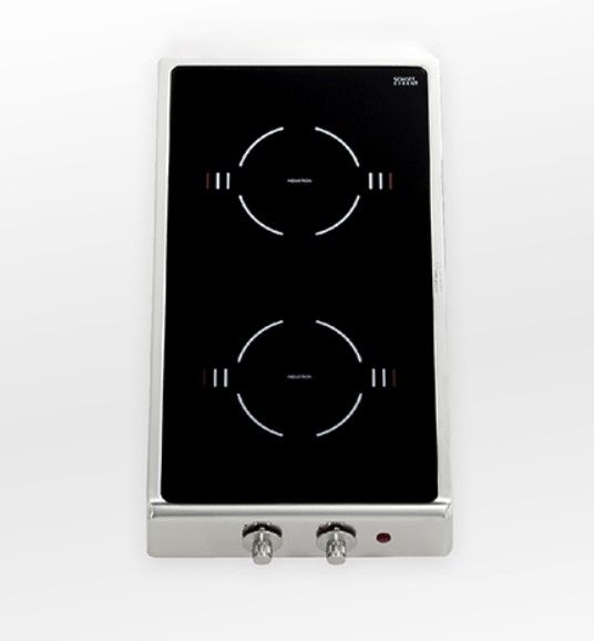 R 30/2EI Klappkochfeld 30 cm Domino Kochfeld mit Induktion