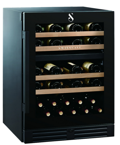WLB-160DF Einbau Weinkühlschrank mit zwei Kühlzonen - Platz für 40 Flaschen Premium Edition