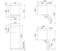 Vorschau: FAB28RDRU6 Retro Kühlschrank mit 0° Fach im Stil der 50er Jahre - Farbe Rust - Rechtsanschlag Vorschau: FAB28RDRU6 Retro Kühlschrank mit 0° Fach im Stil der 50er Jahre - Farbe Rust - Rechtsanschlag