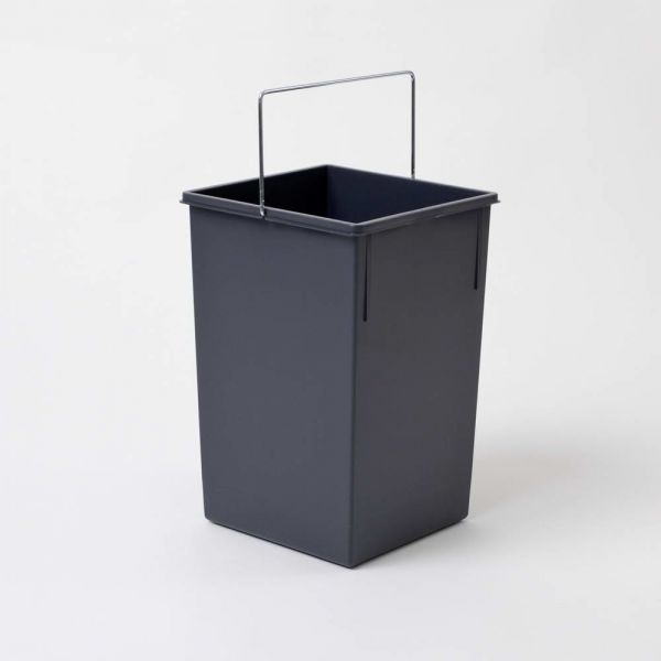 Ersatzeimer, graphitgrau, 15 Liter