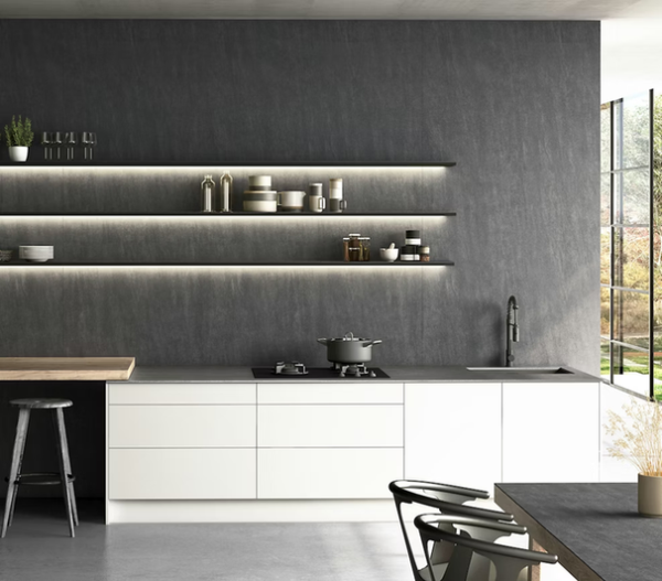 Dekton - Dk natural Arbeitsplatte 3 - 6 m Länge 20 mm Stärke mit Kochfeld- und Spülenausschnitt