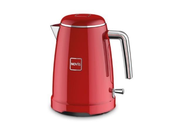 Wasserkocher K1 Retro Design 61130220 mit 1,6 Liter Fassungsvermögen - Farbe Rot