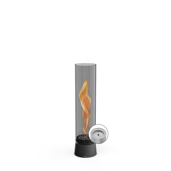 SPIN air 900 Tischfeuer all black inkl. Bio-Burner - bis zu 1100 W Leistung 01039