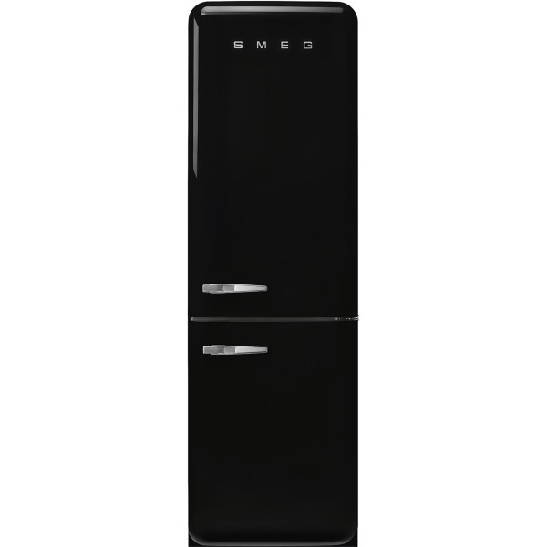FAB32RBL6 Retro Kühlschrank mit 0°C Zone & NoFrost Eisfach - Rechtsanschlag - Schwarz