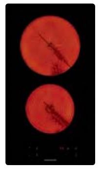 KFC131 Domino Einbau Glaskeramikkochfeld 30 cm - 5 Jahre Garantie