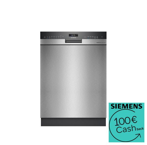 SN45ES00BD *100€ KÖLN RABATT & 100€ CASHBACK*- Unterbau-Geschirrspüler, 60 cm, Gebürsteter Stahl