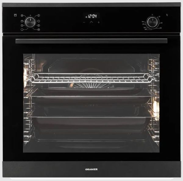 EBS420 Einbaubackofen 60 cm mit 80 Liter XXL Backraum & Airfry Korb - 5 Jahre Garantie