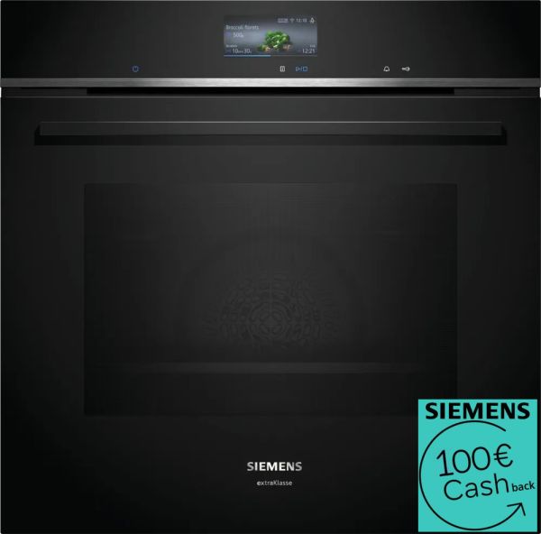 HB776GMB1F iQ700 - 100 € Cashback - Einbau-Backofen, 60 x 60 cm, Schwarz, Edelstahl