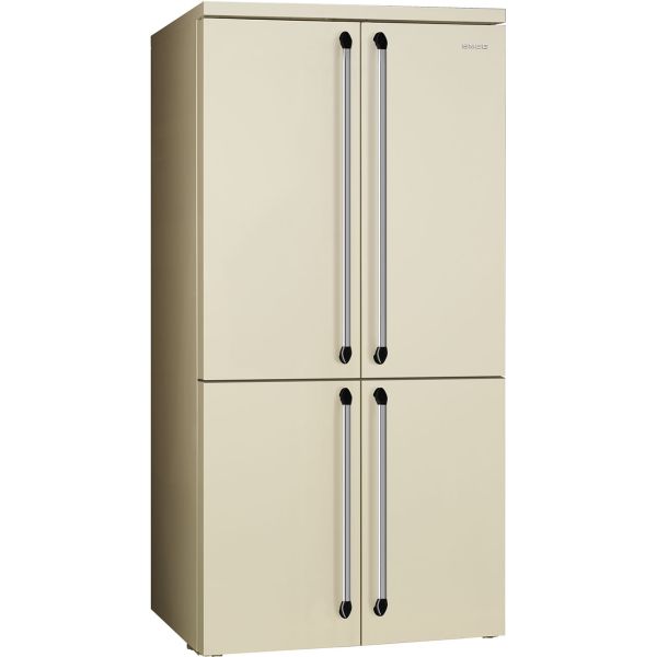 FQ960P6 French-Door-Kühlschrank im Victoria Design 92cm Breite - Farbe creme