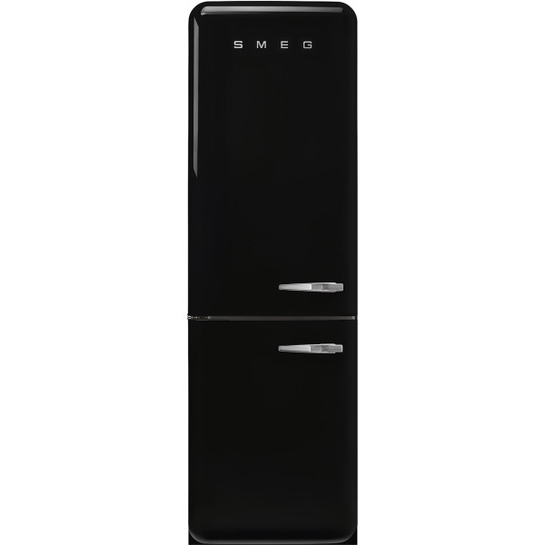 FAB32LBL6 Retro Kühlschrank mit 0°C Zone & NoFrost Eisfach - Linksanschlag - Schwarz