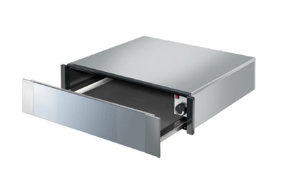 CTP1015 Einbau Wärmeschublade Linea Design 15 cm hoch - Farbe Silber