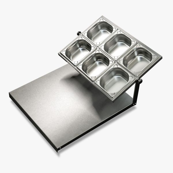 Pizzastation 10100068 inkl. 6 GN Schalen 1/6 H65 mm