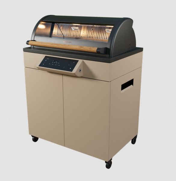 GQ4 Luxus Grill System mit Display und App Steuerung - Farbe white pepper