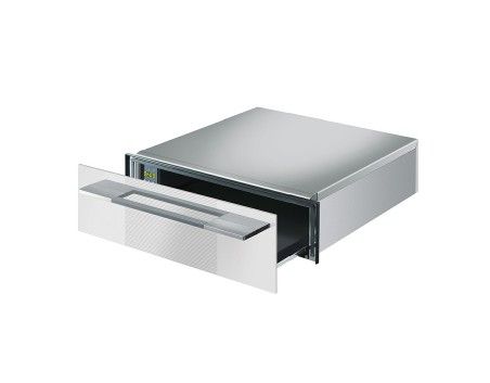 CT15B-2 Einbau Wärmeschublade Linea Design 15 cm hoch - Farbe Weiß Hochglanz